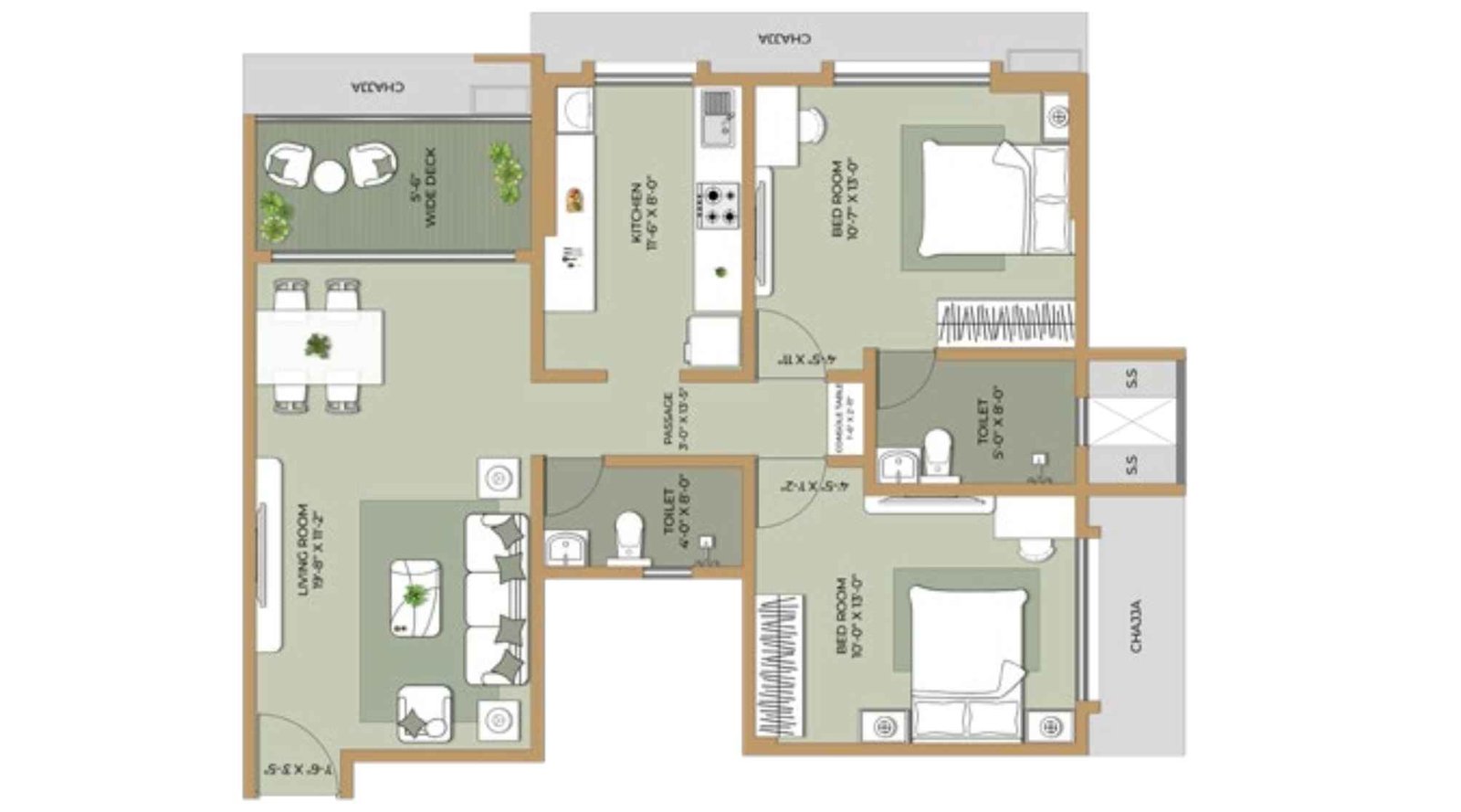 Ethics-Oliver-2-BHK-Floor-plan-813-Sqft